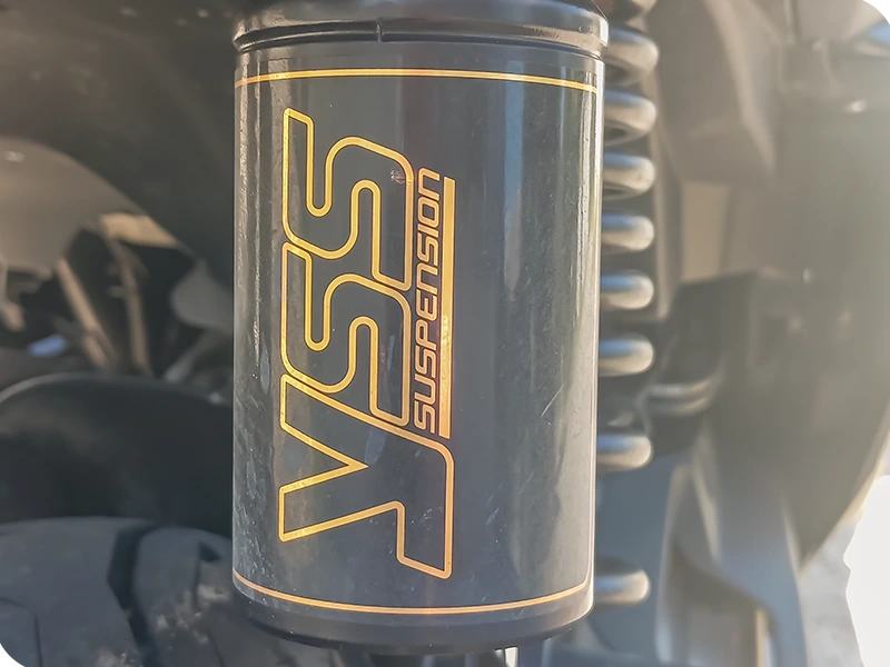 GPX DZ3 Sport Black YSS suspension Ko Phangan roads