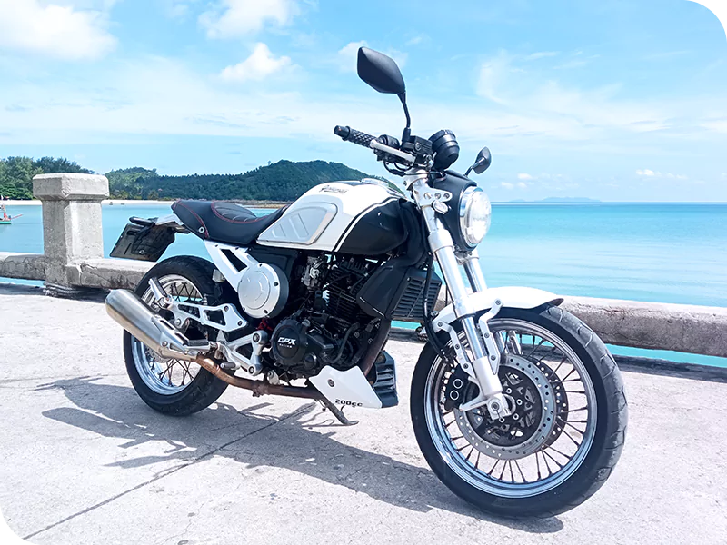 GPX Gentleman 200 café racer Koh Phangan