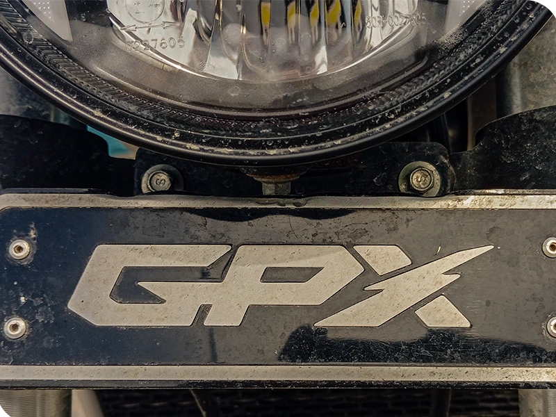 GPX Legend 250 Twin LED lighting round headlight Ko Phangan