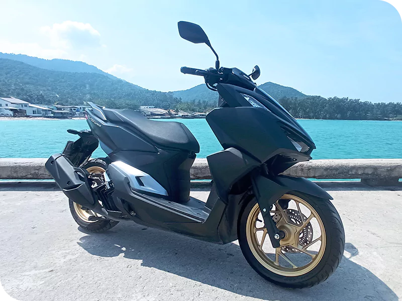Honda Click 160 ABS side view Ko Phangan