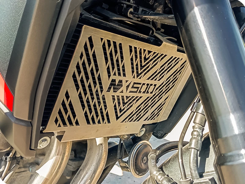 Honda NX500 radiator guard NX500 detail Koh Phangan