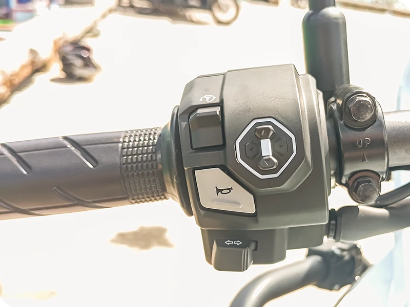 Honda NX500 RoadSync left handlebar controls Koh Phangan rental