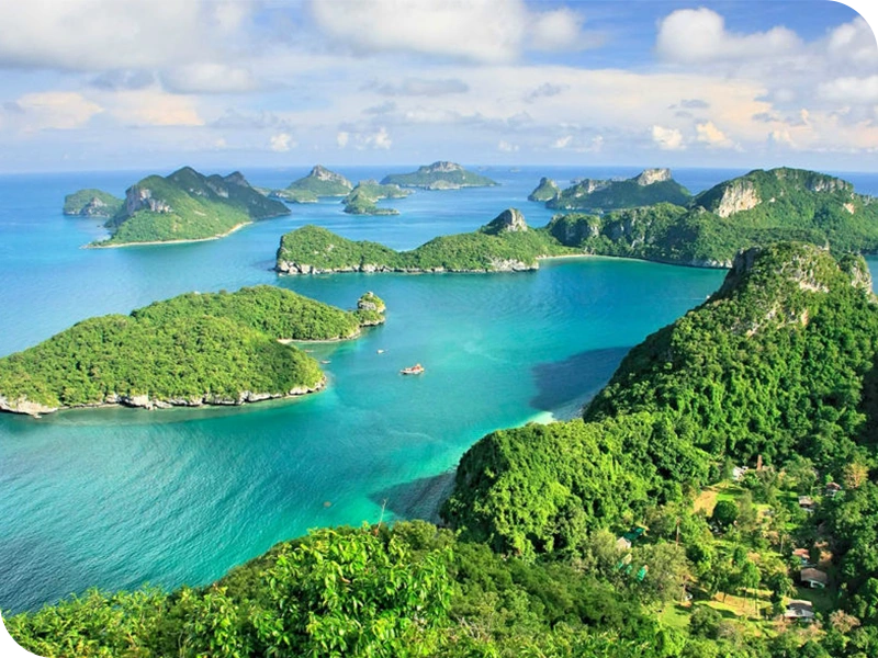 Angthong Marine Park Ko Phangan Thailand islands