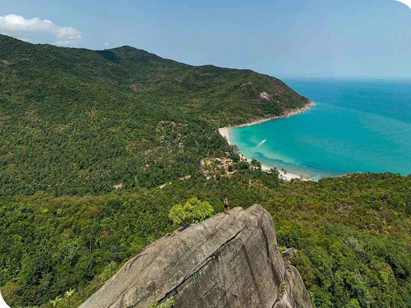 Koh Phangan beach Ko Phangan island Thailand