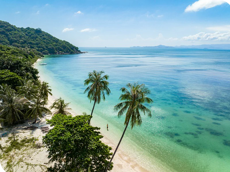 Ko Phangan Thong Sala coast Thailand